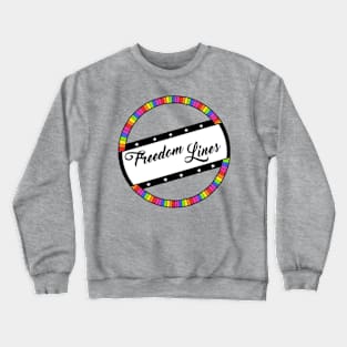 Freedom Lines- Rainbow Logo Crewneck Sweatshirt